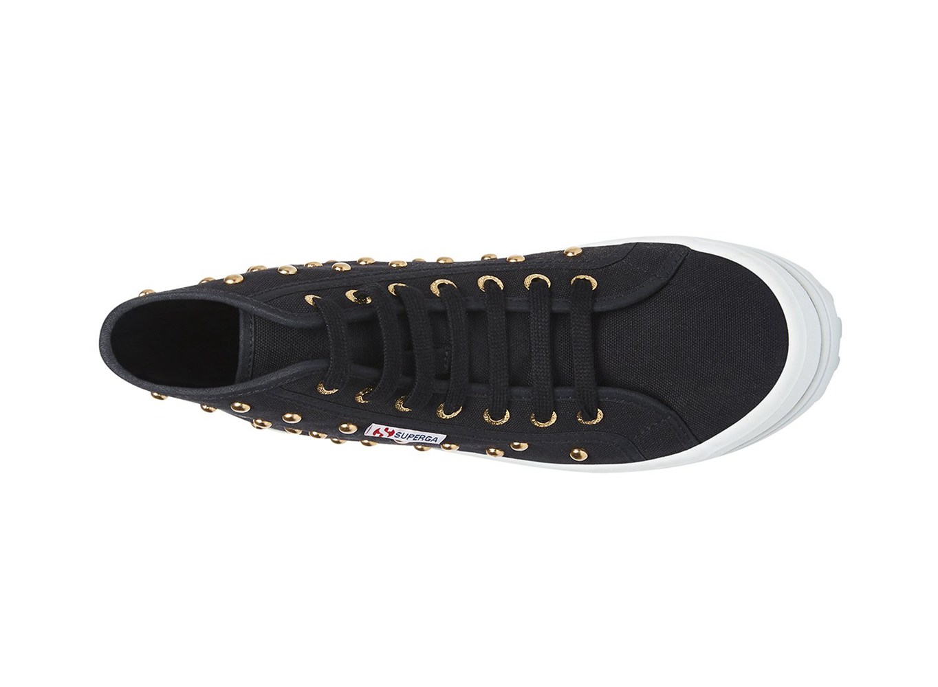 Botas Feminino Pretas - Superga 2341 Alpina Studs - APRQM-4657